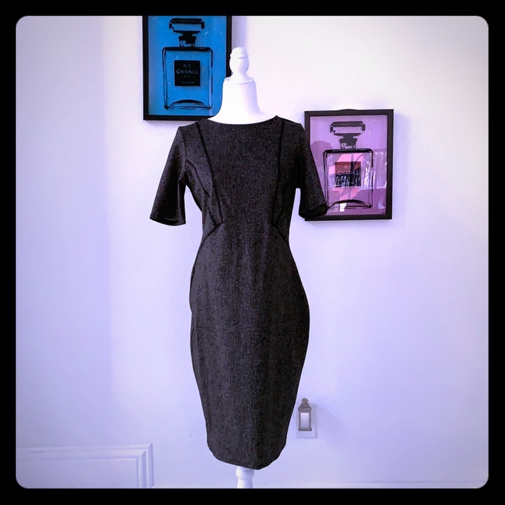 Grey and Black dress
